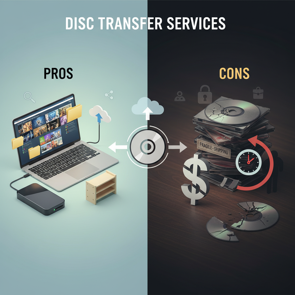Disc Transfer Services: Pros, Cons, and What You Should Know